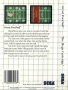 Sega  Master System  -  Great Football (Back)